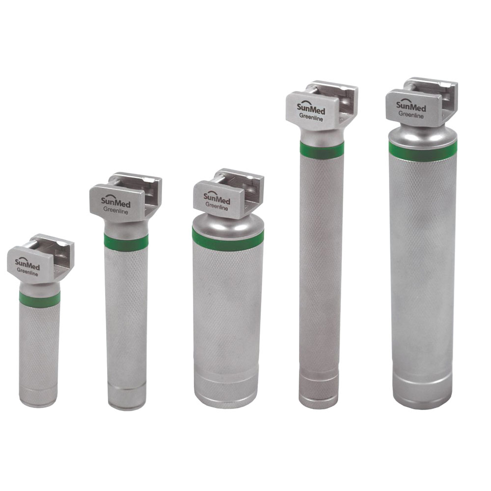 GreenLine® Premium LED Stainless Steel Laryngoscope Handle GreenLine® Premium LED Stainless Steel Laryngoscope Handle