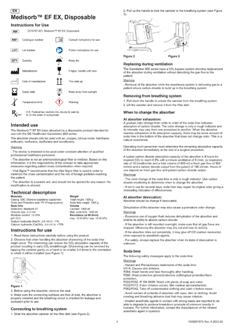 Instructions for Use: Medisorb Ef Ex Disposable – Rev. A 11/11/25 Thumbnail