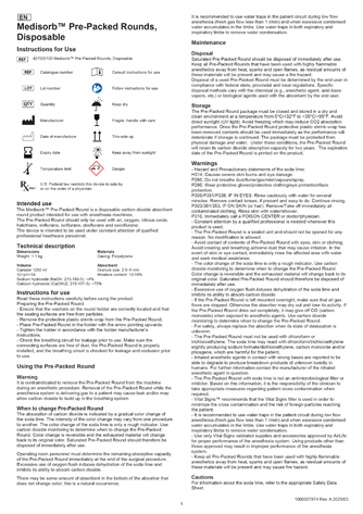 Instructions for Use: Medisorb Pre-Packed Rounds Disposable – Rev. A 11/11/25 Thumbnail