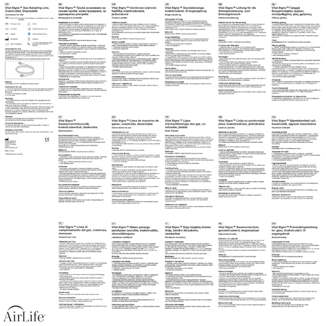 Instructions for Use: Vital Signs Gas Sampling Line – Rev. A 11/11/25 Thumbnail