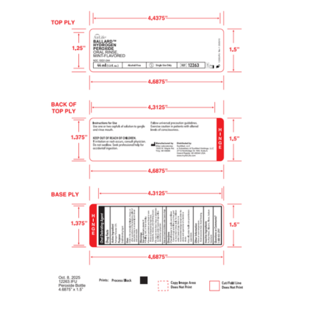 Instructions for Use: Ballard Hydrogen Peroxide Oral Rinse- Rev 1 10/23/26 Thumbnail