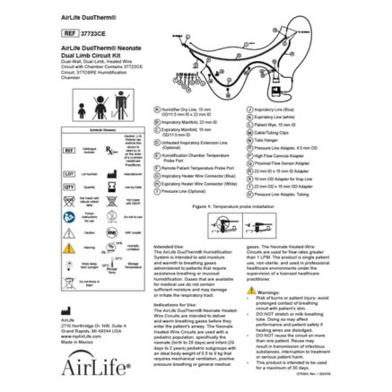 Instructions for Use: AirLife DuoTherm® Neonate Dual Limb Circuit Rev 1 8/12/26 Thumbnail