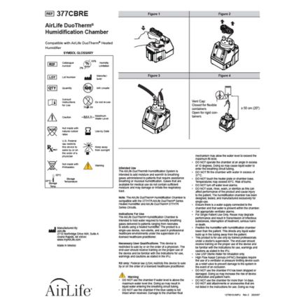 Instructions for Use: AirLife DuoTherm® Active Humidification Chamber Rev 1 8/12/26 Thumbnail