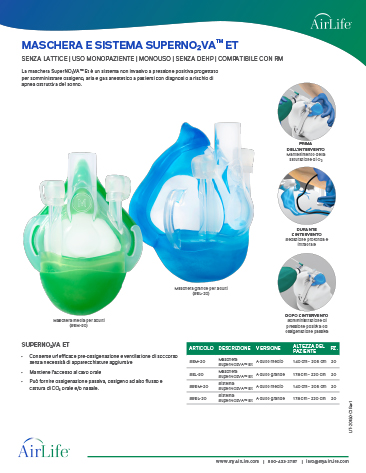 Noninvasive Ventilation (NIV) Masks Evaluation Form – Italian Thumbnail