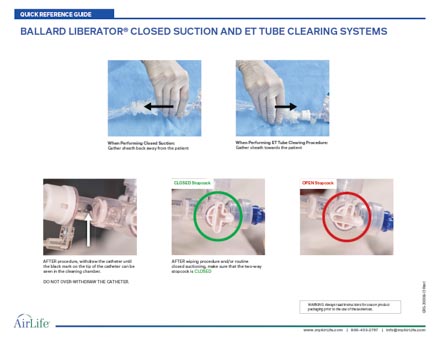Ballard Liberator Closed Suction Quick Reference Guide Thumbnail